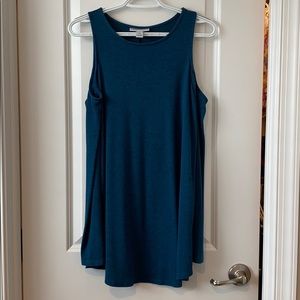 Motherhood Maternity cold shoulder teal top small